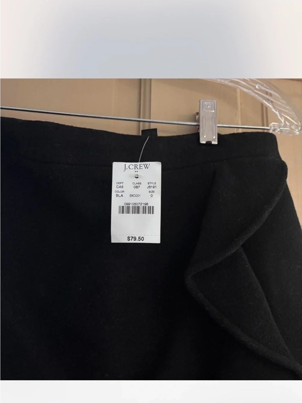 Black Ruffle A-Line Skirt - Brand: J. Crew